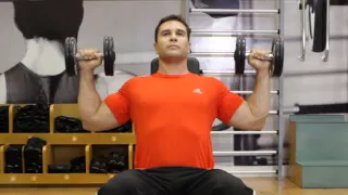 Dumbbel Shoulder Press - Shoulders Exercise for Gym