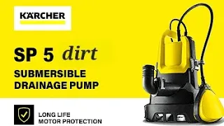 Karcher SP5 Dirt Submersible dirty water pump Unboxing by FE