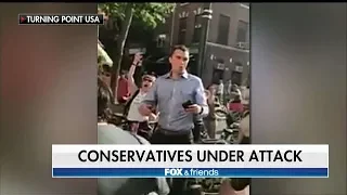 Charlie Kirk & Candace Owens Ambushed by Liberal Protesters