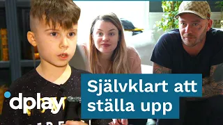 Familjen Lundell | Jocke & Jonna hjälper Ellas hjältar att överraska Viggo | discovery+ Sverige