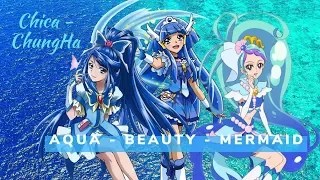 Aqua / Karen, Beauty / Reika, Mermaid / Minami AMV - Chica
