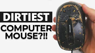 Deep Cleaning The Dirtiest Computer Mouse Ever?!