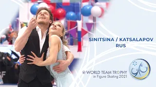 Sinitsina / Katsalapov (RUS) | Ice Dance Rhythm Dance | ISU World Figure Skating Team Trophy