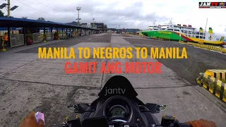 Bacolod to manila ride gamit Ang motor