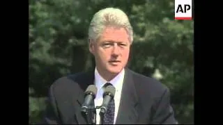 USA: BILL CLINTON ON JOHN F KENNEDY JR TRAGEDY