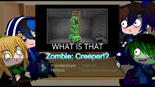 Reacting To Wait What Minecraft (2)- Original by: @NotSafe - Minecraft Characters ( Gacha Club )