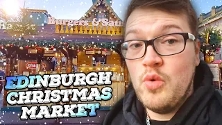 EDINBURGH CHRISTMAS MARKET 2022! We've NEVER Been Before!