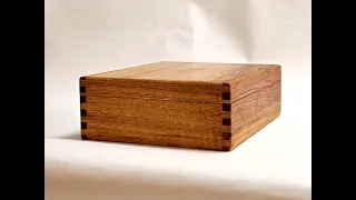 Oak cutlery box