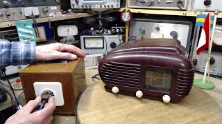 Tesla Talisman 308U Tube Radio from USSR - Checkout and Power Up Attempt