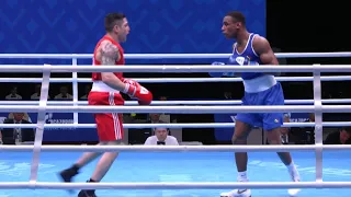 Semifinals (75kg) CAVALLARO Salvatore (ITA) vs  DOSSEN Gabriel (IRL) | EUBC 2022