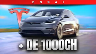 Nouvelle Tesla Model X Plaid : le SUV le + PUISSANT  jamais produit !