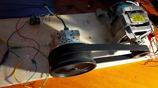 Generator hoverboard - Test de stabilitate la tensiune mica si curent mare