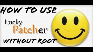 how to use lucky patcher without root