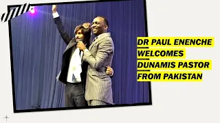 DR PAUL ENENCHE WELCOMES DUNAMIS PASTOR SHARON FROM PAKISTAN AT THE GLORY DOME