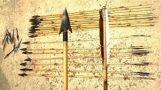 तीर कैसे बनाया जाता है। how to make traditional arrow