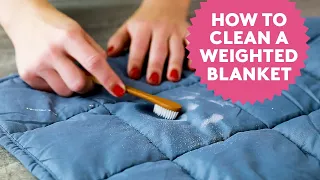 How to Wash Your Weighted Blanket The Right Way | Spotless | Real Simple