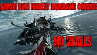 Armor King - Highest Damage No Wall Combos