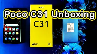 Poco C31 Unboxing, Review and comparison with Poco C3