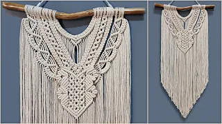 How to Make Layered Macrame Wall Hanging | Macrame Wall Hanging Tutorial