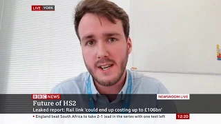 #whyHS2 | Talking about costs with BBC News