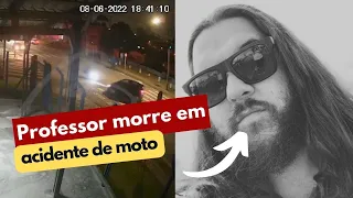 Professor morre em acidente entre moto e carro em Curitiba