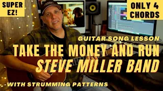 Steve Miller Band Take The Money And Run Guitar Song Lesson - Easy