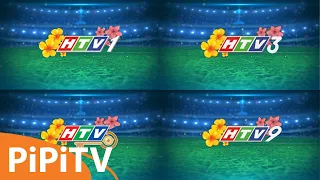 [Multiview] Khoảnh khắc HTV1, HTV3, HTV4, HTV9 lên logo Tết 21/01/2023 (30 Tết)