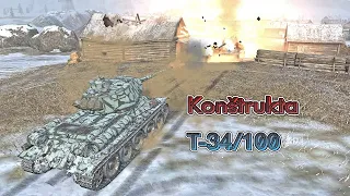 World of Tanks Blitz Replay:  T-34/100
