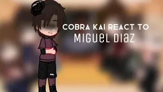 Cobra Kai react to Miguel after visiting his Dad😰||¡Sad Miguel!|| MiguelxSam💕