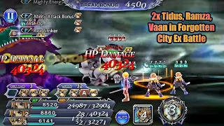 Tidus, Ramza, Vaan in Forgotten City EX-Battle?