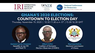 Ghana's 2020 Elections: Countdown to Election Day
