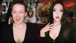 Morticia Addams Makeup Transformation - How to be a spooky catfish