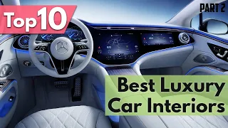 10 Best Luxury Car Interiors (Part 2)