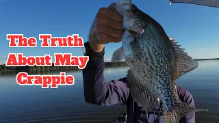 The Truth About May Crappie Fishing w/ Livescope Footage