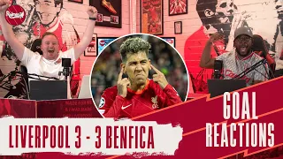 Bobby Brace & Konate Header Beat Benfica! | Liverpool 3-3 Benfica (6-4 on agg.) | Goal Reactions