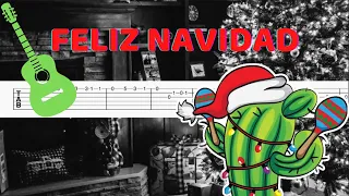 Feliz Navidad - Christmas Song Guitar TAB/Tutorial