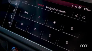 Audi Tech Tutorials: How to set up your garage door opener.