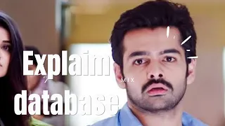 explain data base 😂😂 funniest scene from ...the movie #ram #rampothineni