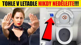 TOP 5 věcí, které NIKDY NEDĚLEJTE V LETADLE!!!