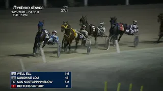 SEPT 20,2020-RACE 3-FLAMBORO DOWNS