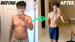 My 1-Year Weight Loss TRANSFORMATION Before & After | Intermittent Fasting | Fat to Muscle