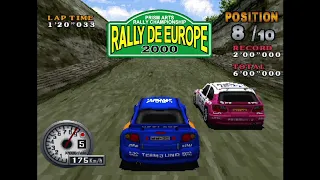 Rally de Europe - PS1 Gameplay