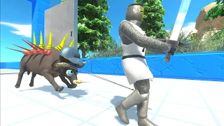 RUN AWAY FROM THE CRAZY RUNNER BUFFALO! - FACTIONS - ANIMAL REVOLT BATTLE SIMULATOR