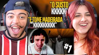 REACT BISTECONE JOGANDO GRANNY  - JOGO DE TERROR #1