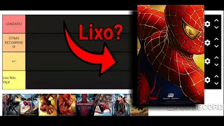 Tier List Filmes Do Homem Aranha (Minha Opinião)