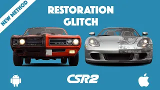 CSR2 Restoration Glitch | Best Glitch | 1000% Working | New Easy Method | CSR RACING 2