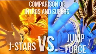 Jump Force/J-Stars Comparison of Intros and Supers #jumpforce