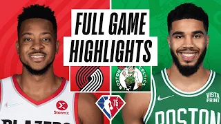 Portland Trail Blazers vs. Boston Celtics Full Game Highlights | Jan 21 | 2022 NBA Season