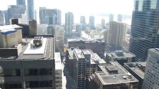 Helicopter in downtown Toronto (480p)