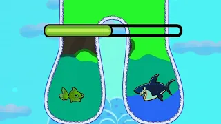 Save the fish pull the pin game play #savethefish #pullthepin #puzzlegame #walkthrough #games #fish